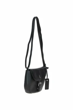 Handbags|Cross-Body Bags*Ashwood Leather Limerick' Real Leather Flap Crossbody Bag Black