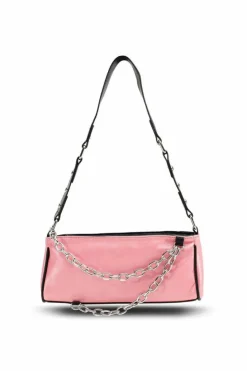 Shoulder Bags|Handbags*My Accessories London Long Shoulder Bag with Chain Detail Pink