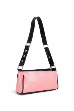 Shoulder Bags|Handbags*My Accessories London Long Shoulder Bag with Chain Detail Pink