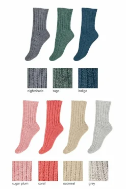 Tights & Socks|Tights & Socks*Pretty Polly Lounge Socks - Coral