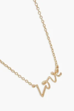 Necklaces*boohoo Love Necklace gold