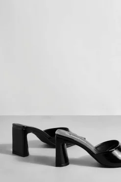 Sandals|Heels*boohoo Low Flat Heel Mule black