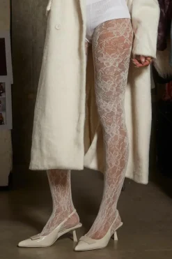 Heels*boohoo Low Slingback Point Heeled Courts white
