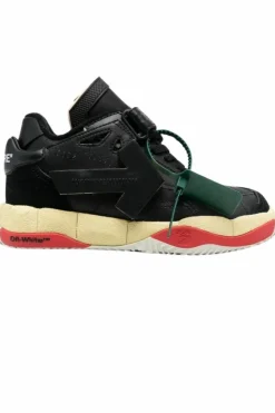 Trainers*Off-White Low Top Puzzle Couture Sneakers Black