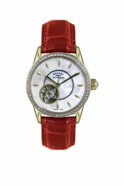 Watches*Rotary LS90513-41 Les Originales 34mm Automatic Watch Red