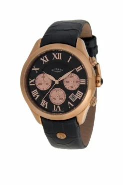 Watches*Rotary LS008-C-10 Timepieces 38mm Quartz Watch Black