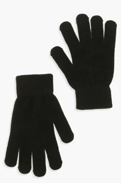 Hats & Gloves|Hats & Gloves*boohoo Magic Gloves black
