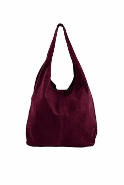 Shoulder Bags*Sostter Soft Suede Hobo Shoulder Bag | BYXYI Maroon
