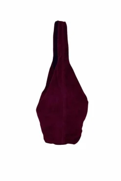 Shoulder Bags*Sostter Soft Suede Hobo Shoulder Bag | BYXYI Maroon