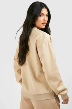 Sweatshirts*boohoo Maternity Basic Sweatshirt stone