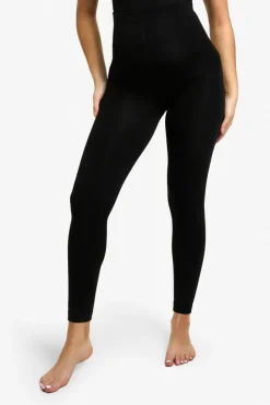 Up To 80% Off Winter Warmers|Bottoms*boohoo Maternity Thermal Fleece Leggings black