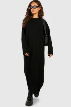 Jumper Dresses|Jumper Dresses*boohoo Maxi Jumper Dress black