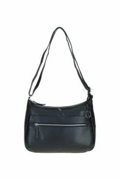 Shoulder Bags|Handbags*Ashwood Leather Meath' Real Leather Shoulder Bag Black