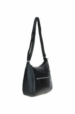 Shoulder Bags|Handbags*Ashwood Leather Meath' Real Leather Shoulder Bag Black