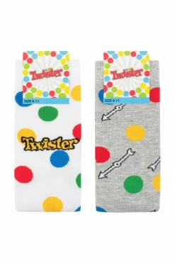 Tights & Socks|Tights & Socks*SOCKSHOP Mens and Ladies 2 Pair Twister Cotton Socks Multi