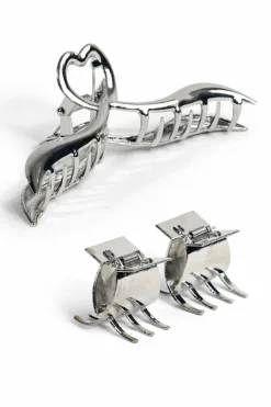 Hair Accessories*My Accessories London Metal Hair Clips Multi-pack Silver