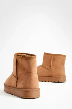 Cosy Boots|Ankle Boots*boohoo Mini Cosy Boots chestnut