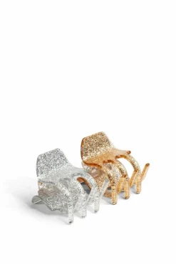 Hair Accessories*My Accessories London Mini Glitter Hair Clip 2 pack Multi
