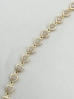 Necklaces*SVNX Mini Heart Infinity Necklace in Gold