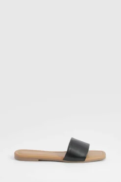 Sandals*boohoo Minimal Mule Sandals black