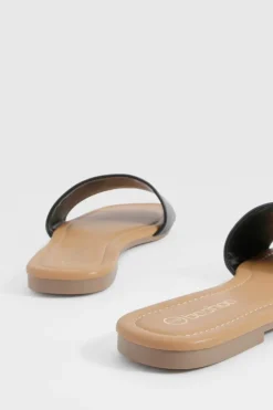 Sandals*boohoo Minimal Mule Sandals black