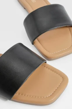 Sandals*boohoo Minimal Mule Sandals black