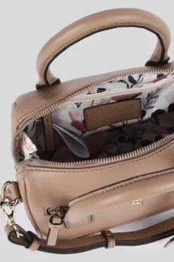 Cross-Body Bags|Handbags*Ashwood Leather Moda Siciliana' Real Leather Tote Crossbody Bag Beige