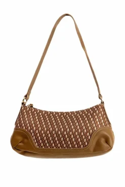 Shoulder Bags*My Accessories London Monogram Printed Shoulder Bag Brown