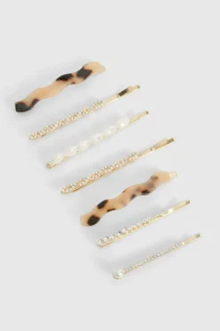 Hair Accessories*boohoo Design Hair Clip pack multi