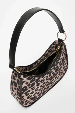 Shoulder Bags|Handbags*Quiz Leopard Print Shoulder Bag Multi