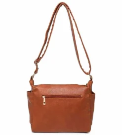 Cross-Body Bags*Kitise Multi-pockets Pu Leather Crossbody Bag Black