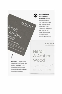 Candles & Diffusers|Candles*The Aromatherapy Company Naturals 400g Candle - Neroli & Amber Wood White
