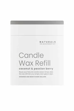 Candles & Diffusers|Candles*The Aromatherapy Company Naturals 400g Candle Wax Refill - Coconut & Passion Berry White