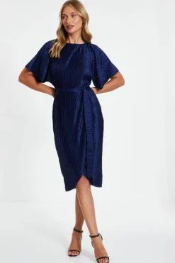Midi Dresses*Quiz Batwing Midi Dress Navy