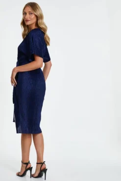 Midi Dresses*Quiz Batwing Midi Dress Navy