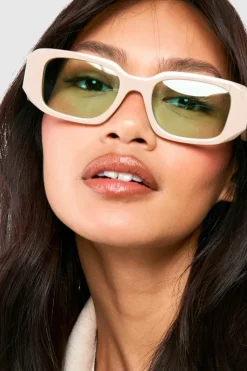 Sunglasses*boohoo Frame Sunglasses nude