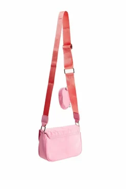 Cross-Body Bags*My Accessories London Nylon Crossbody Bag with Coin Purse Pink