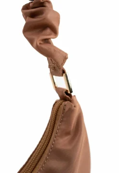 Shoulder Bags|Handbags*My Accessories London Nylon Ruched Shoulder Bag Camel