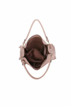Shoulder Bags|Handbags*Kitise Oblique zipper Medium Size Tote Bag with Detachable Shoulder Strap Black