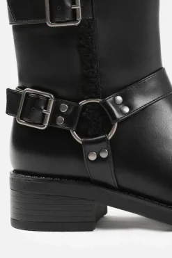 Ankle Boots*Where's That From Olivia' Ankle Boot With Buckle Detailing Black