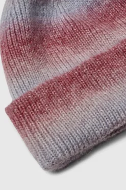 Earmuffs|Hats & Gloves*boohoo Ombre Stripe Fluffy Knitted Beanie purple