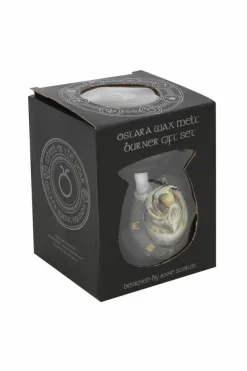 Candles & Diffusers|Candles*Anne Stokes Ostara Wax Melt Burner Set Black