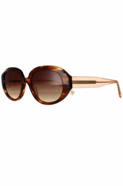 Sunglasses*Ted Baker Oval Horn Gradient TB1689 Penny Brown