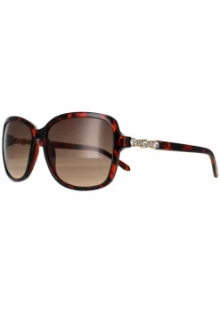 Sunglasses*Guess Oval Dark Havana Gradient GF0393 Brown