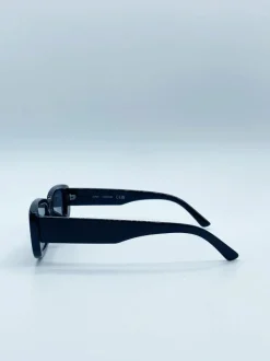 Sunglasses*SVNX Oval Sunglasses in Black