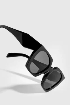 Sunglasses*boohoo Oversized Angular Sunglasses black