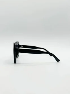 Sunglasses*SVNX Oversized Square sunglasses Black