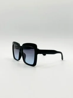 Sunglasses*SVNX Oversized Square sunglasses Black