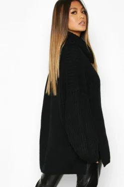 Oversized Jumpers*boohoo Oversized Chunky Knit Jumper stone