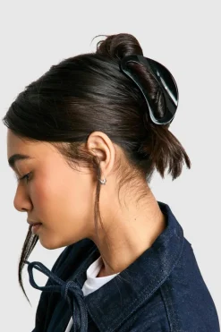 Hair Accessories*boohoo Oversized Claw Clip black